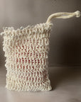 Linen Exfoliating Soap Saver Bag
