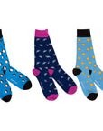 Animal Sock Box - 3 Pairs of Bamboo Socks (His)
