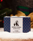 Orange and Blue Sock Box - 3 Pairs of Bamboo Socks (His)