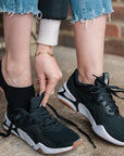 Black "No-Show" Bamboo Socks