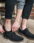 Black "No-Show" Bamboo Socks