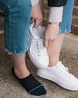 Black "No-Show" Bamboo Socks