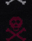 Black Skull Bamboo Socks
