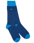 Blue Diamond Bamboo Socks