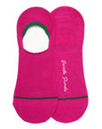 Cerise "No-Show" Bamboo Socks