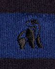 Charcoal Striped Bamboo Socks