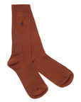 Chestnut Brown Bamboo Socks