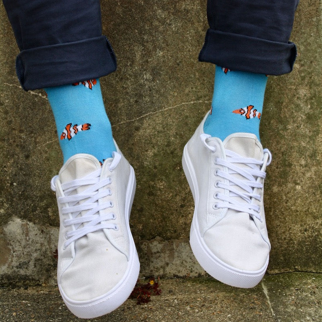 Clown Fish Matching Bamboo Socks (Adult &amp; Child)