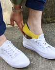 Neon Yellow "No-Show" Bamboo Socks