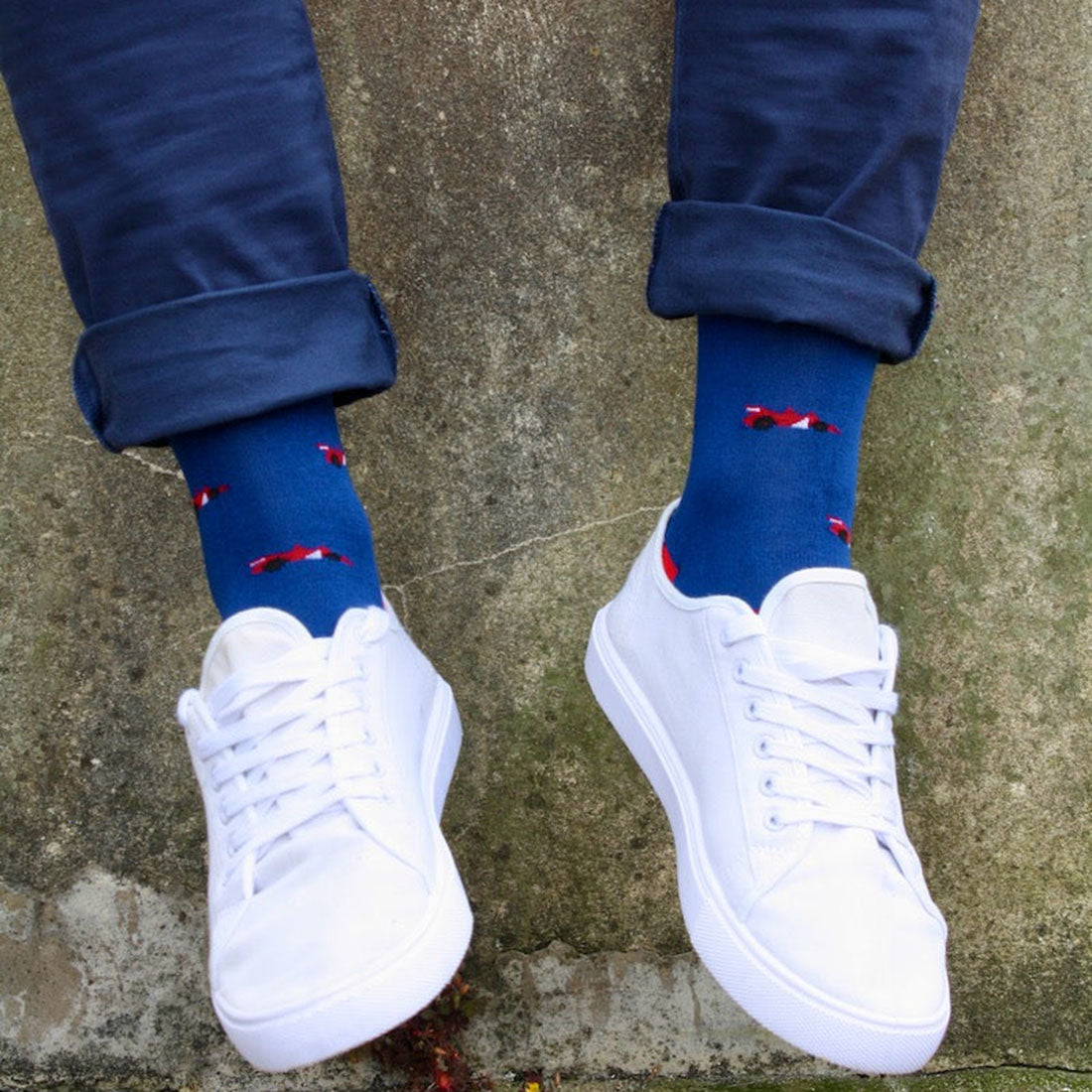 Racing Cars Matching Bamboo Socks (Adult &amp; Child)