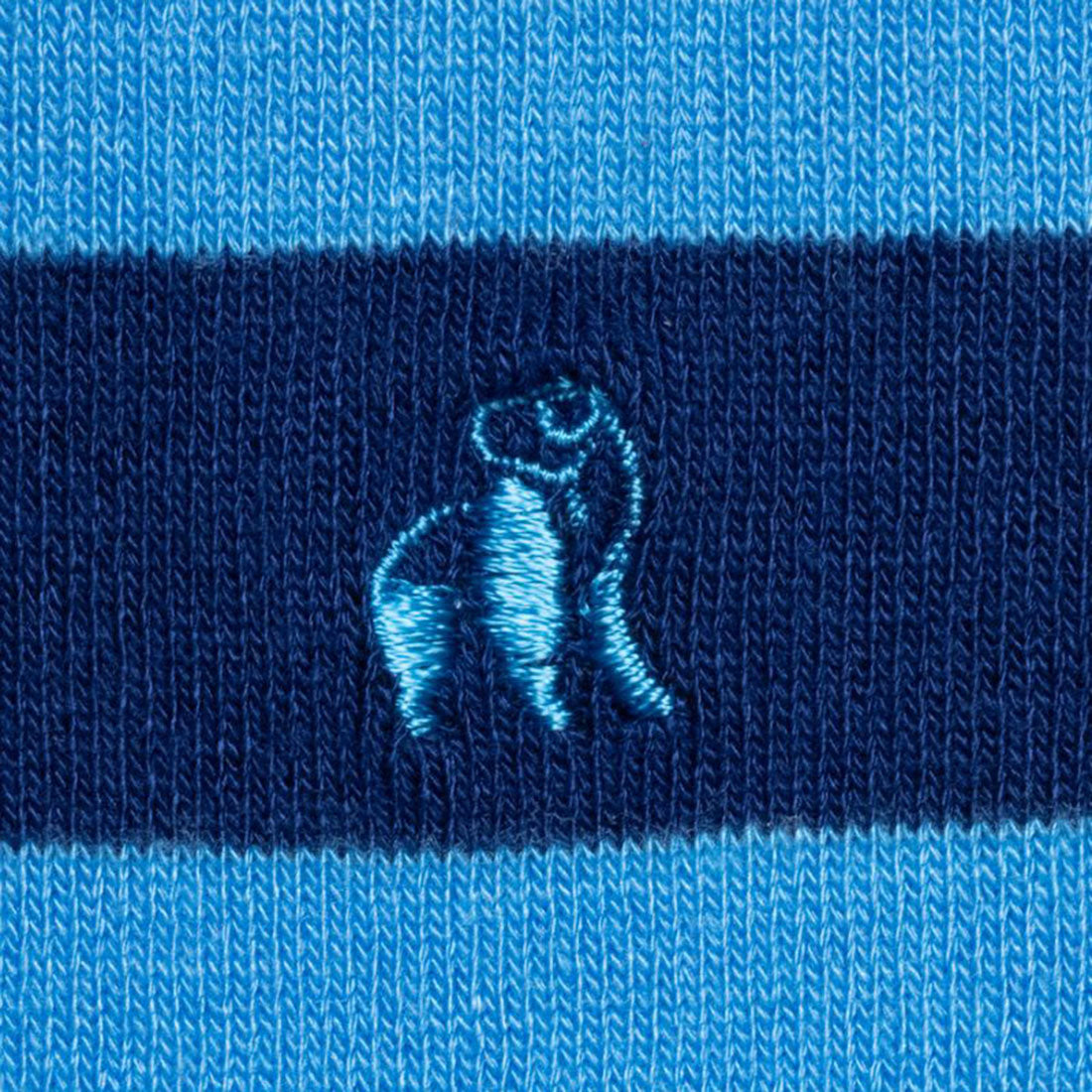 Blue Stripe Matching Bamboo Socks (Adult &amp; Child)
