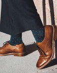 Spotted Orange Bamboo Socks