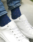 Spotted Orange Bamboo Socks