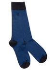 Spotted Royal Blue Bamboo Socks