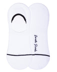 White "No-Show" Bamboo Socks