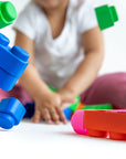 Soft Blocks Set With Wheels - 21 pcs 