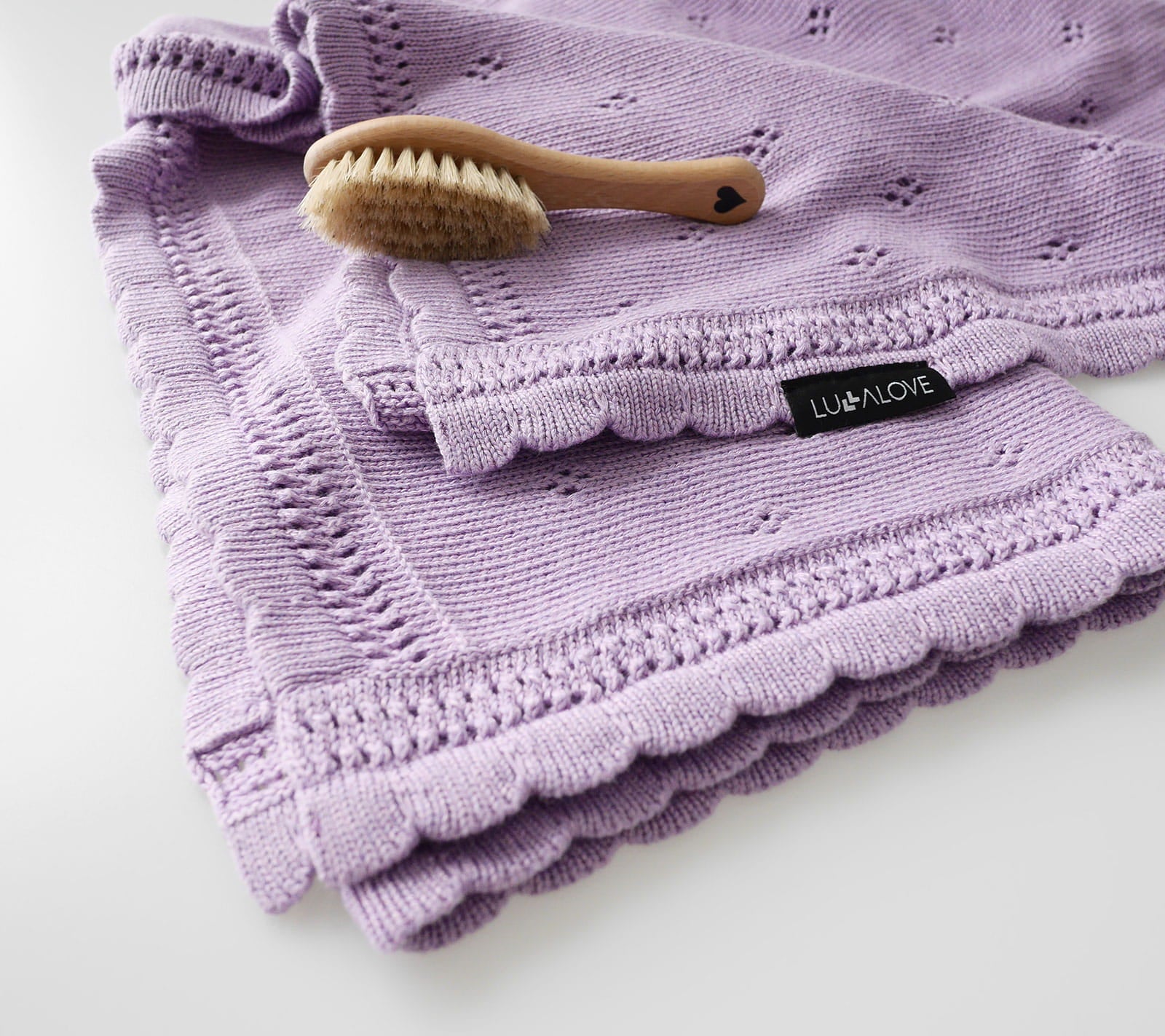 Softest Natural Cellular Bamboo Baby Blanket - Hypoallergenic & Breathable by Lullalove UK at brixbailey.com