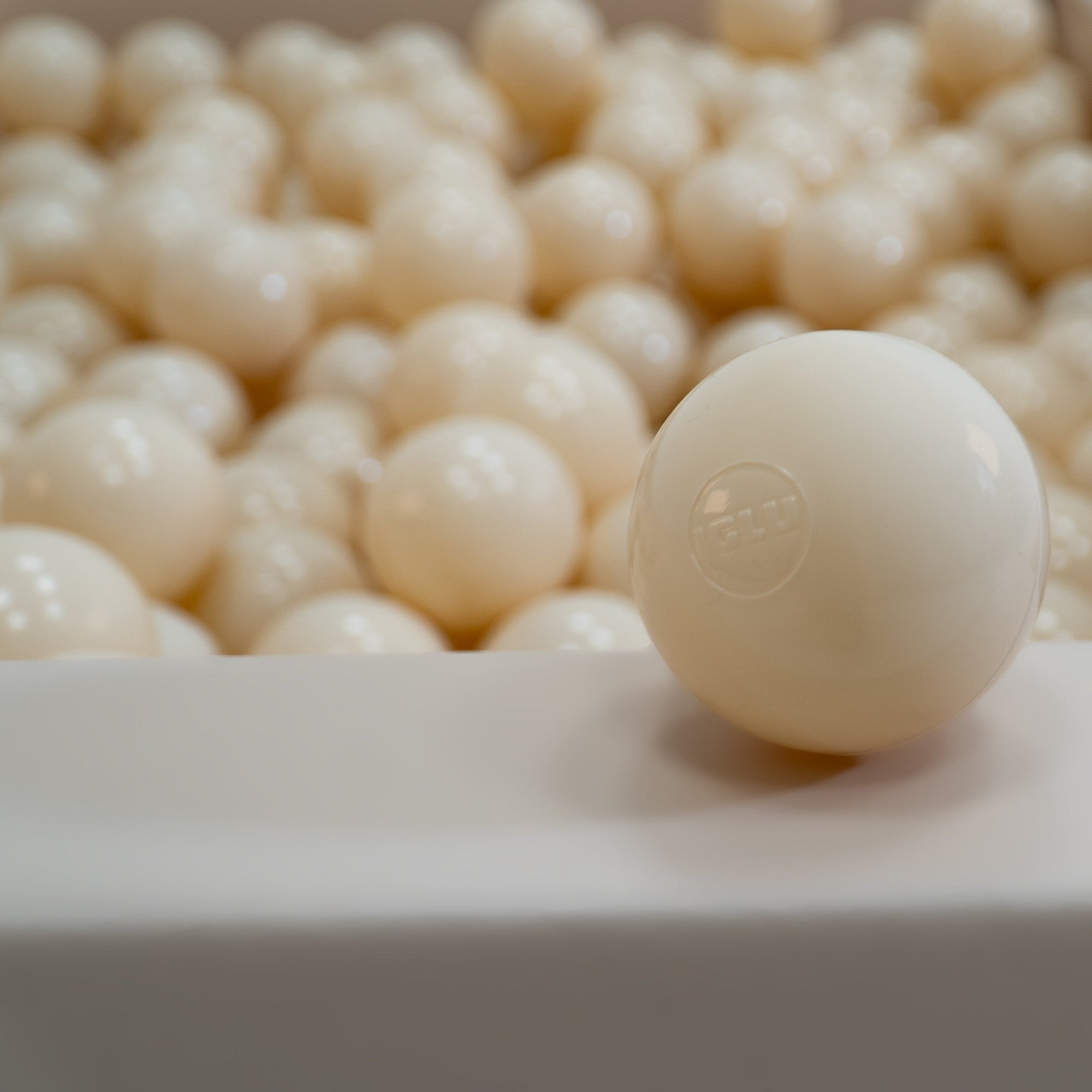 Beige Soft Play Ball Pit Balls Pack of 500