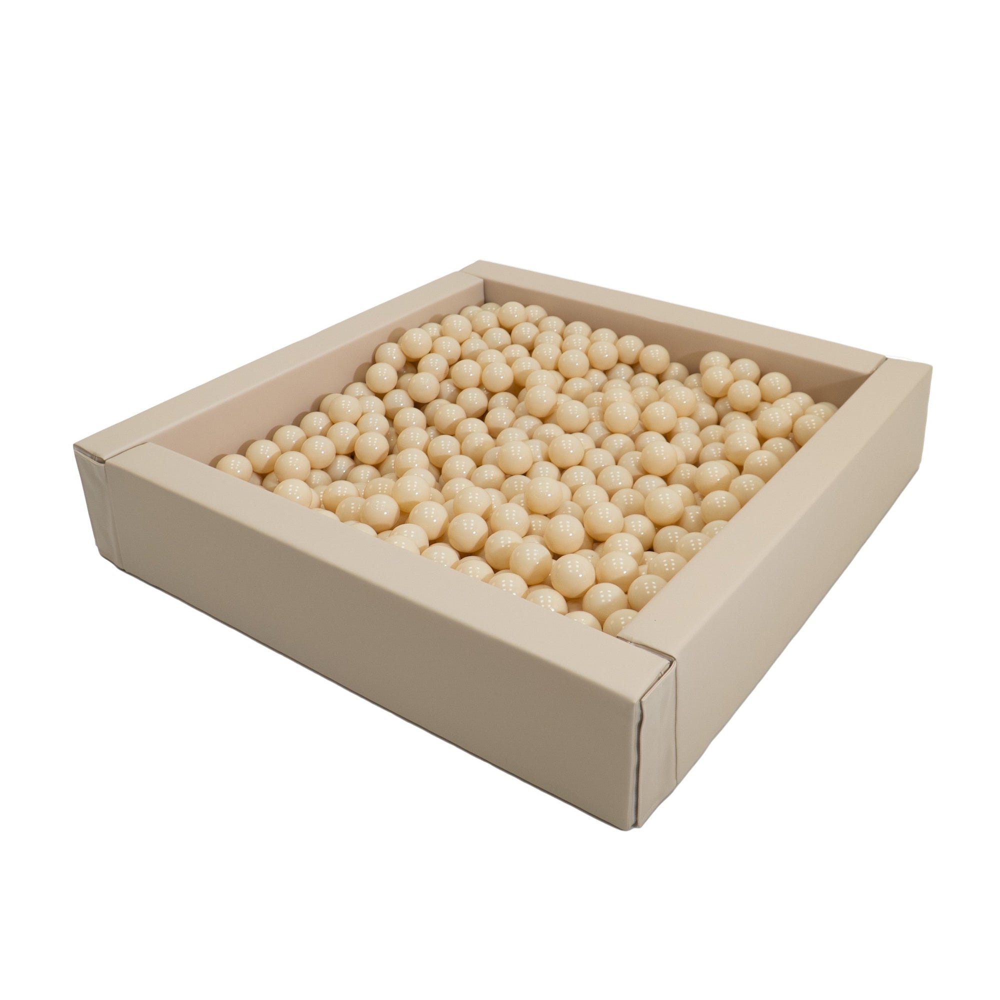 Cozy Beige Soft Play Ball Pit