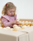 Cozy Beige Soft Play Ball Pit