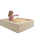 Cozy Beige Soft Play Ball Pit