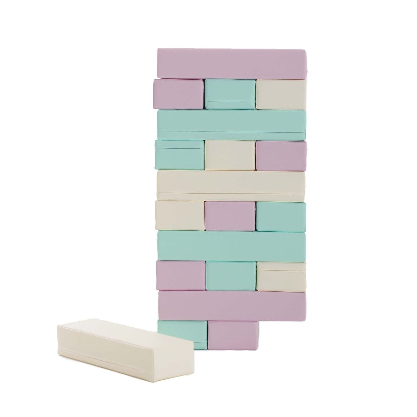 Soft Play Tumbling Tower Mega Jenga 30 Piece Foam Block Set