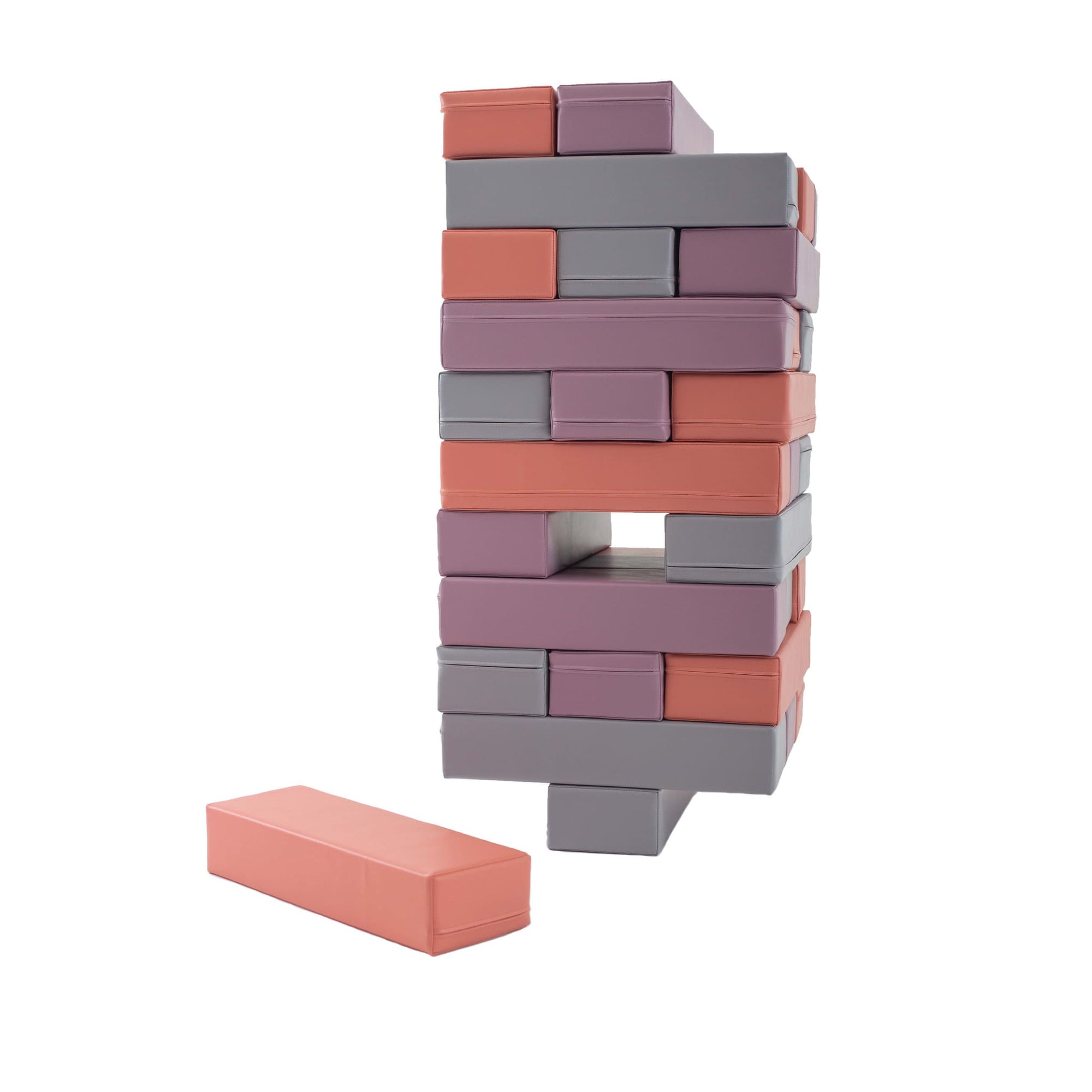 Soft Play Tumbling Tower Mega Jenga 30 Piece Foam Block Set