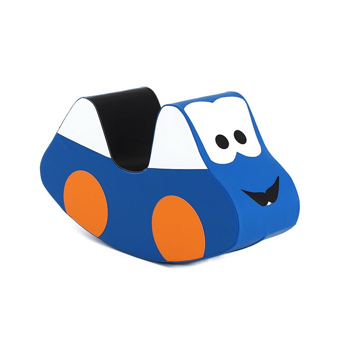 Blue Car Soft Play Ride On Toy for Kids