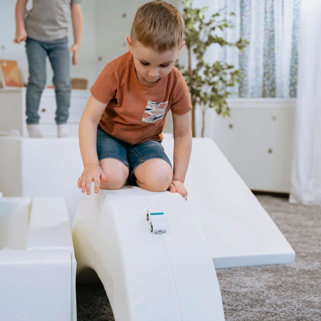 Soft Play Rocking Banana Toy in White