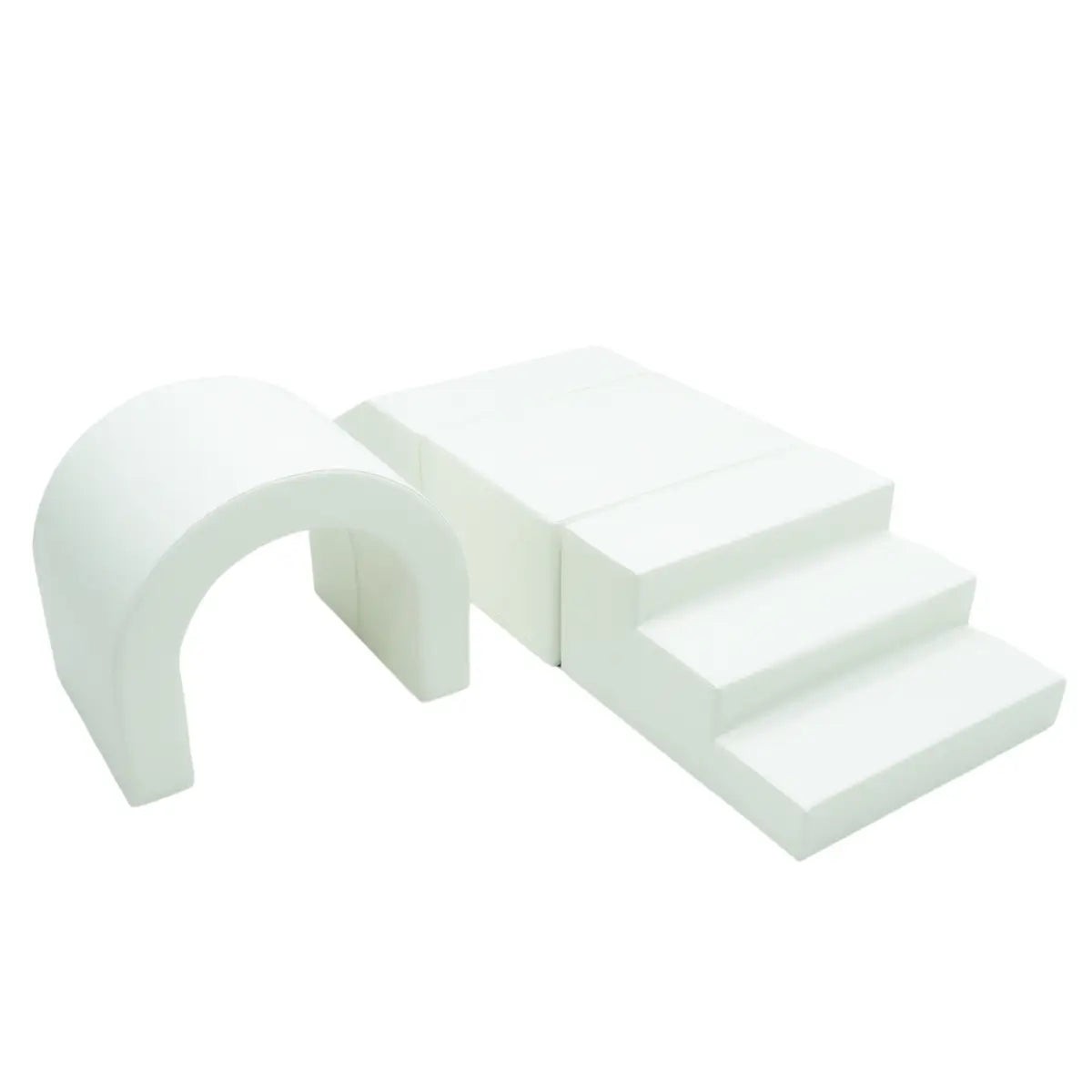 White Soft Play Tunnel for Imaginative Toddlers