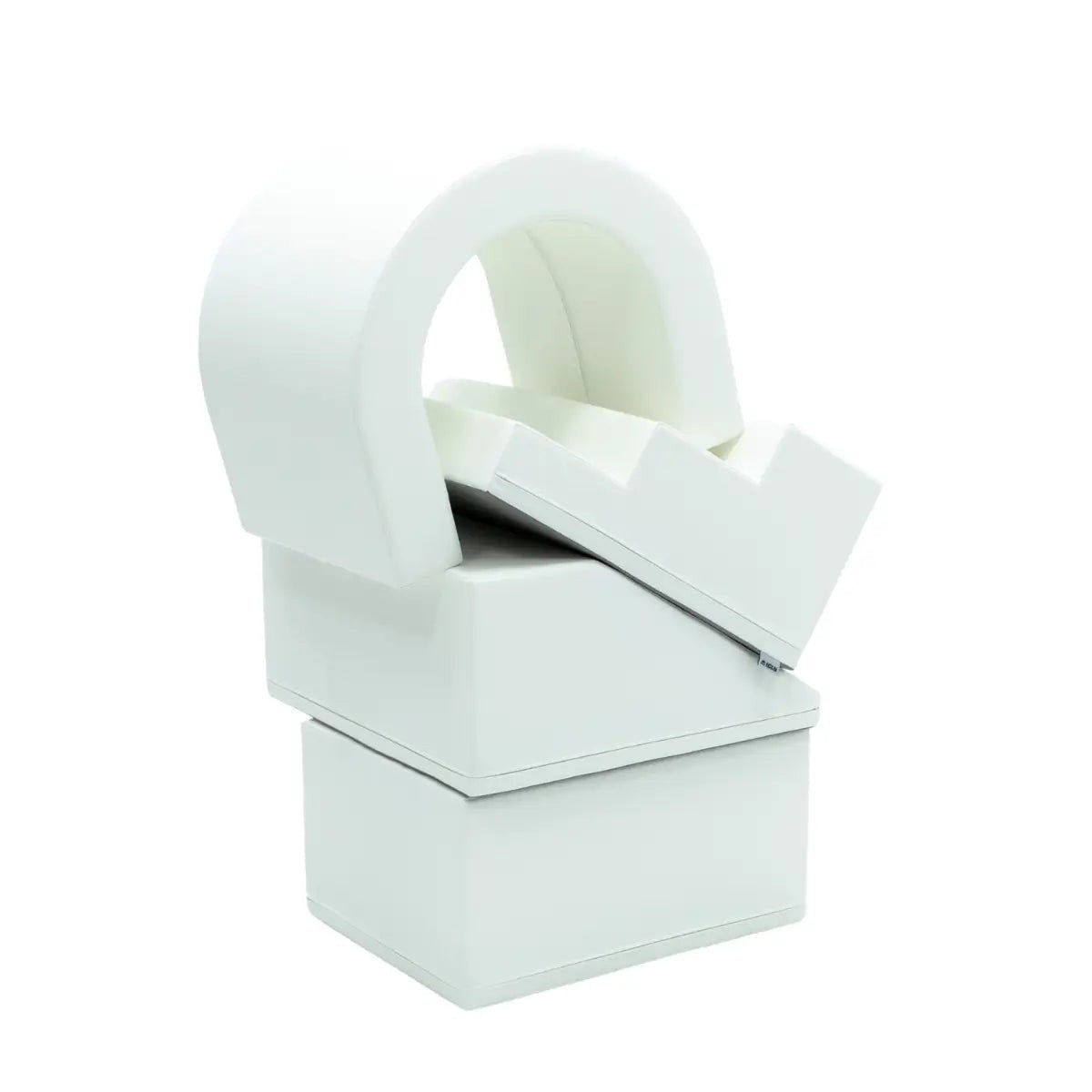 White Soft Play Tunnel for Imaginative Toddlers