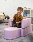 Soft Play Sofa Chair in Pink for Kids