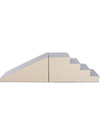 Soft Play Step and Slide Set in Beige and Grey