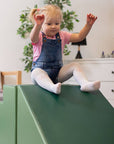 Soft Play Step and Slide Set in Vibrant Green