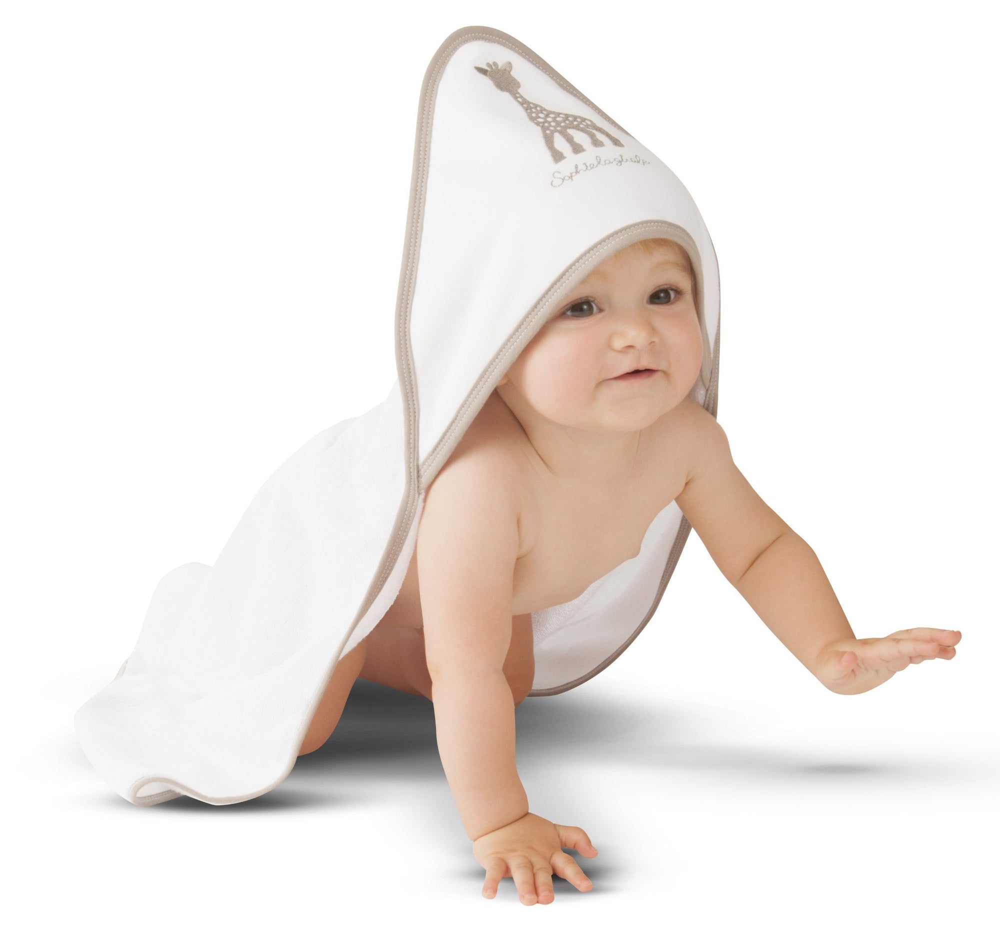 Hooded Baby Bath Towel in Soft Cotton