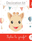 Nursery and Party Decoration Kit with Hot Air Balloons and Bunting