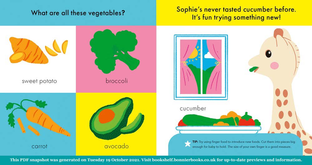 Sophie Has Lunch Board Book with Textured Pages
