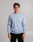 Light Blue Unisex Fleece Sweatshirt