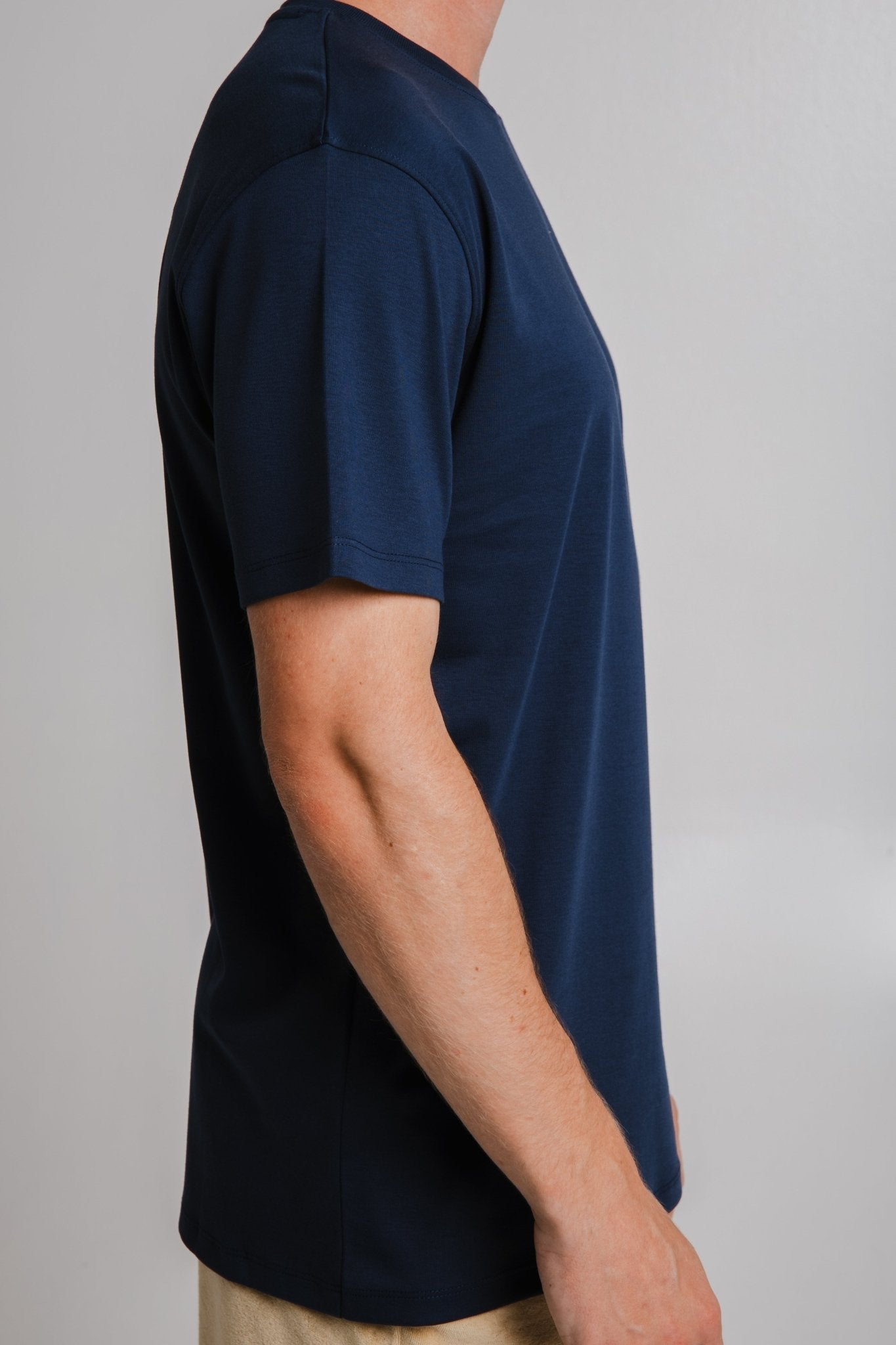 Navy Blue Heavyweight Unisex Cotton T Shirt