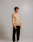 Soft Fleece Embroidered Sweatshirt – Relaxed & Unisex Fit by Sossu at www.brixbailey.com