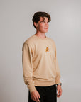 Unisex Embroidered Fleece Sweatshirt – Relaxed & Eco-Friendly by Sossu at www.brixbailey.com