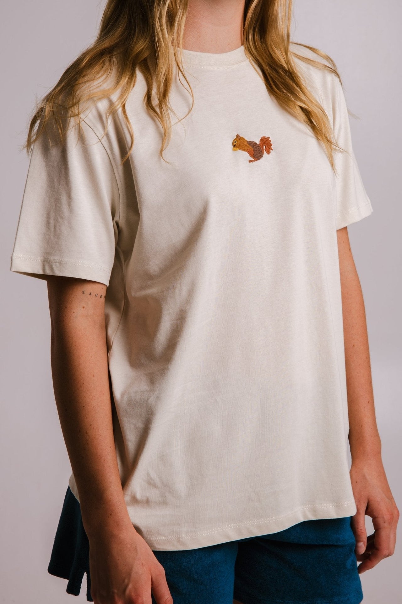 Elevate Your Wardrobe with Our Embroidered Unisex Cotton T-Shirt by Sossu at www.brixbailey.com