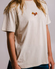 Elevate Your Wardrobe with Our Embroidered Unisex Cotton T-Shirt by Sossu at www.brixbailey.com