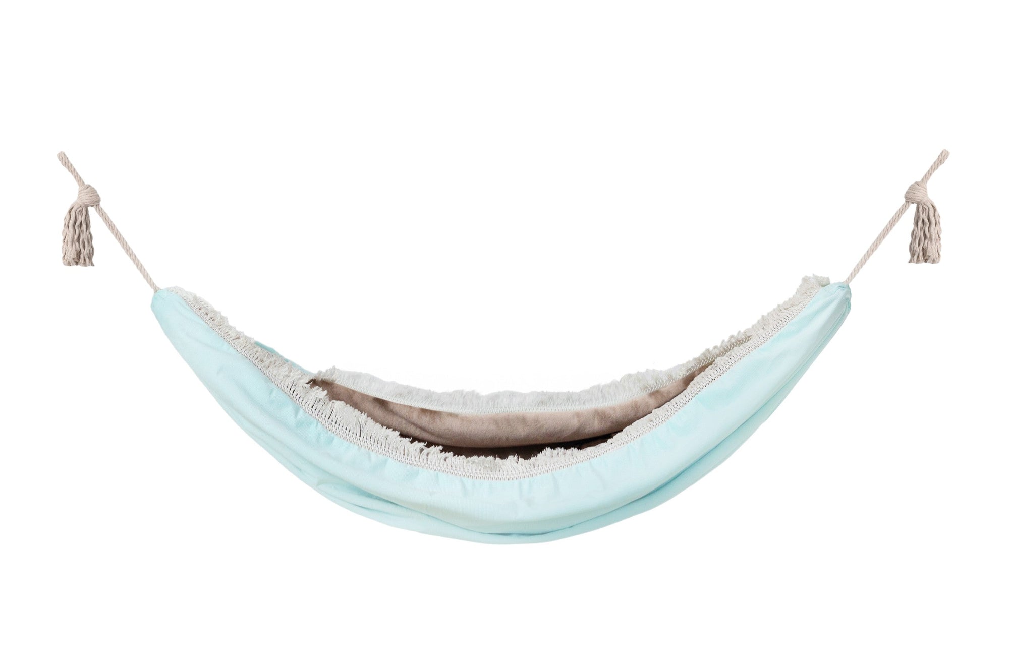 The Blue Cloud Hammock: Dreamy Comfort &amp; Stylish Design for Ultimate Relaxation by Sówka at www.brixbailey.com