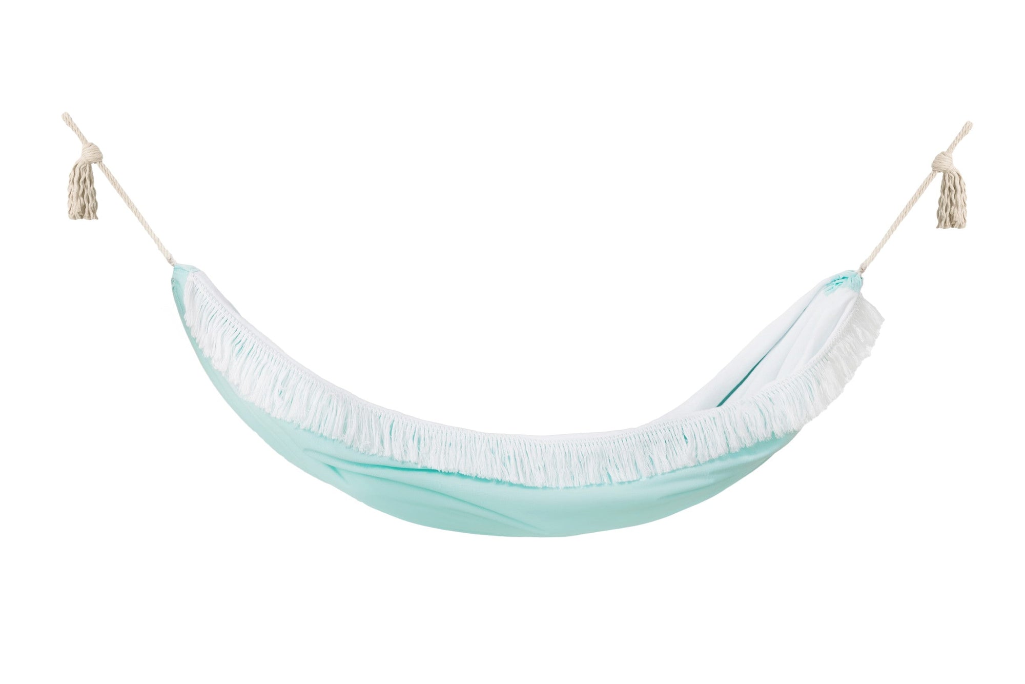 Blue Lagoon Hammock - Experience Ultimate Relaxation & Safety with Handmade Polish Craftsmanship by Sówka at www.brixbailey.com