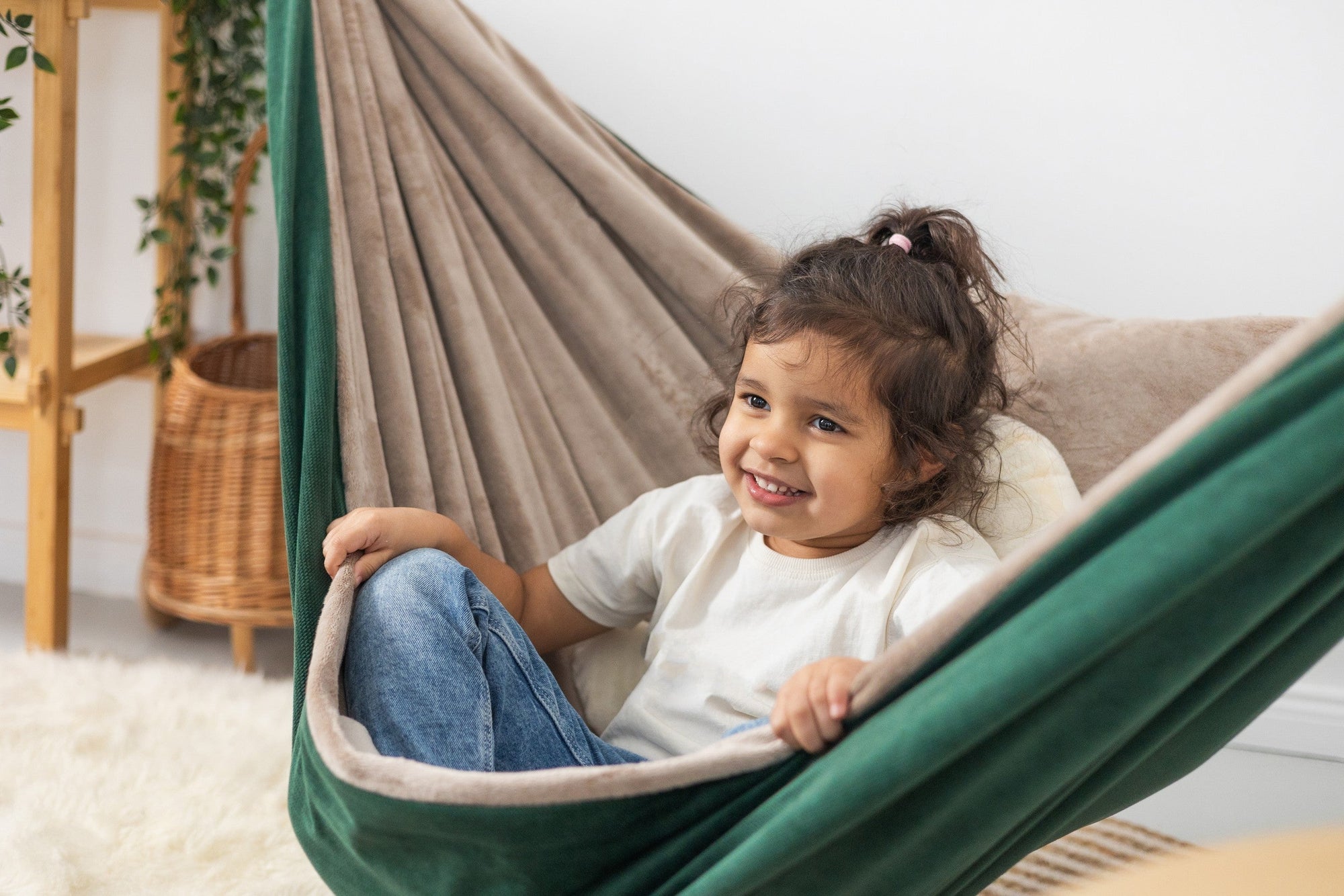 The Forest Snuggle Hammock - Comfy &amp; Safe Kid-Friendly Hideaway with Handmade Quality by Sówka at www.brixbailey.com