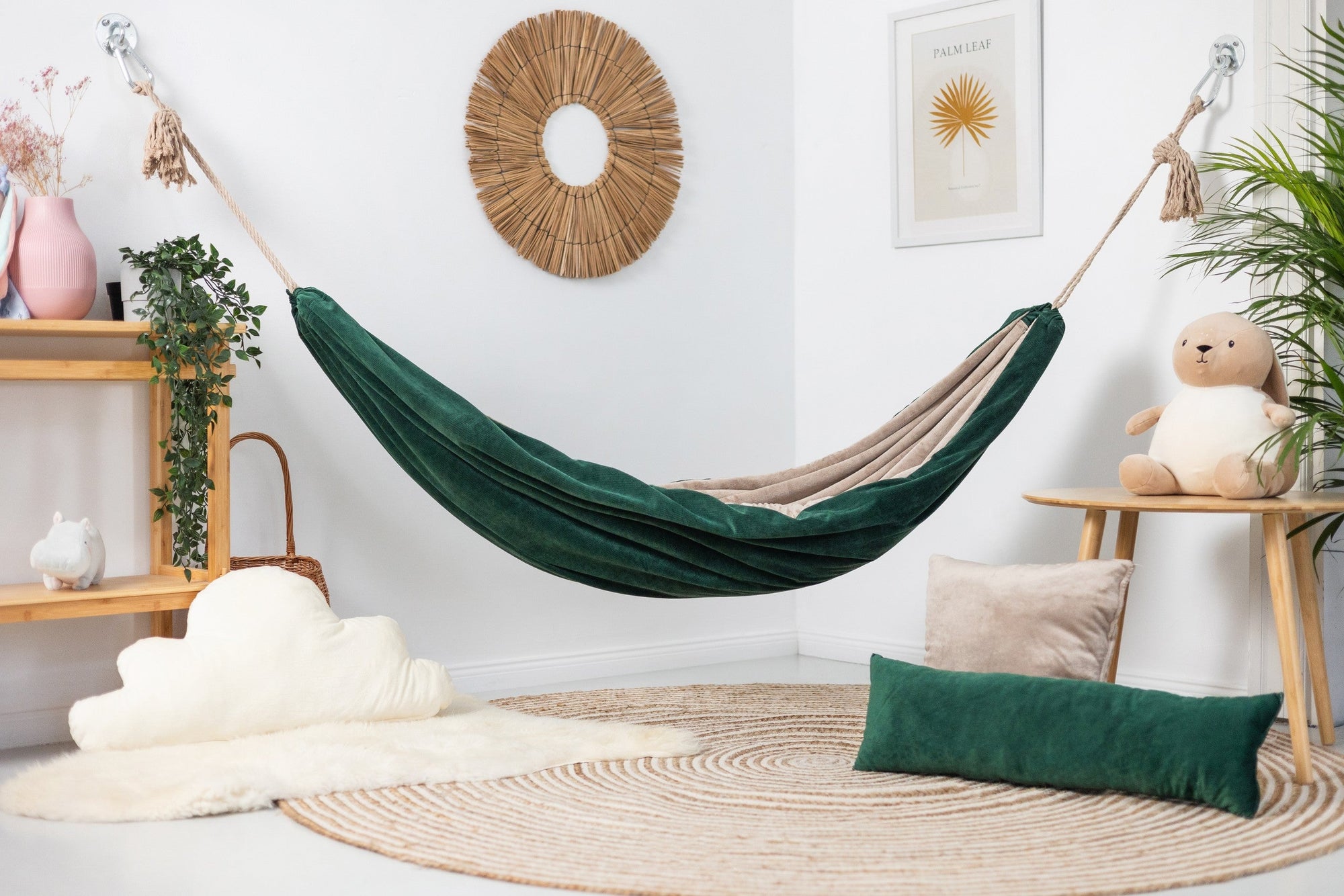 Forest Snuggle Hammock - Cozy, Safe &amp; Handmade Kids&#39; Hanging Chair by Sówka at www.brixbailey.com