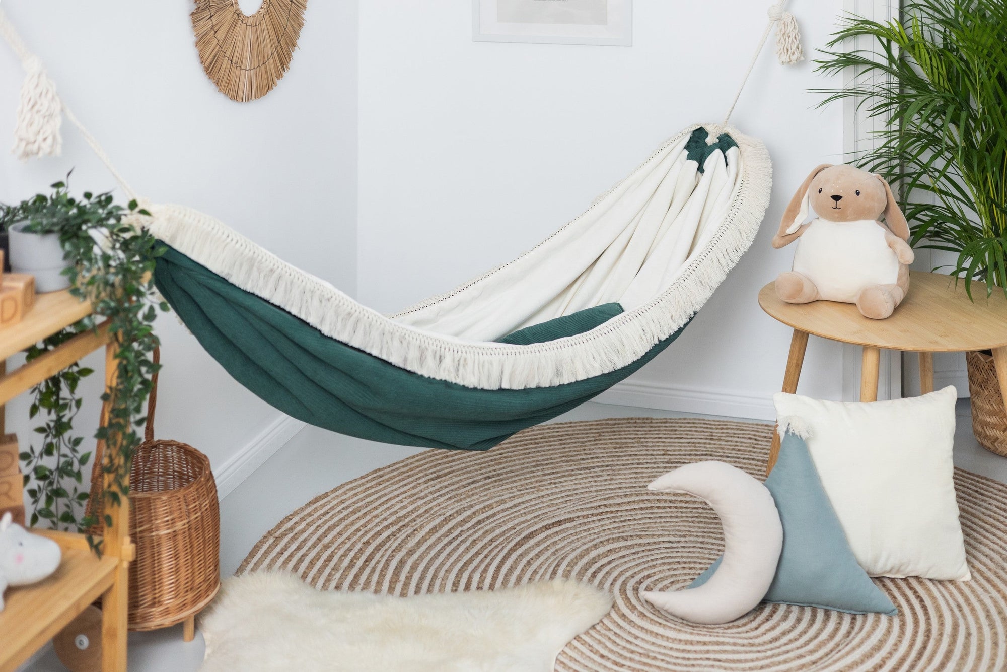 Jungle Nap Hammock - Nature-Inspired, Soft &amp; Sturdy Child Safety Hammock Handmade in Poland by Sówka at www.brixbailey.com