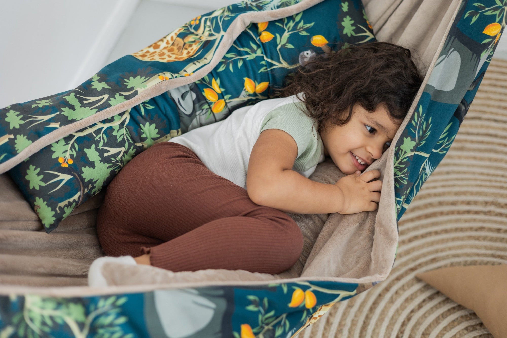 The Jungle Nap Hammock: Tribute to Nature &amp; Family Bonding - Soft, Stylish &amp; Safe by Sówka at www.brixbailey.com