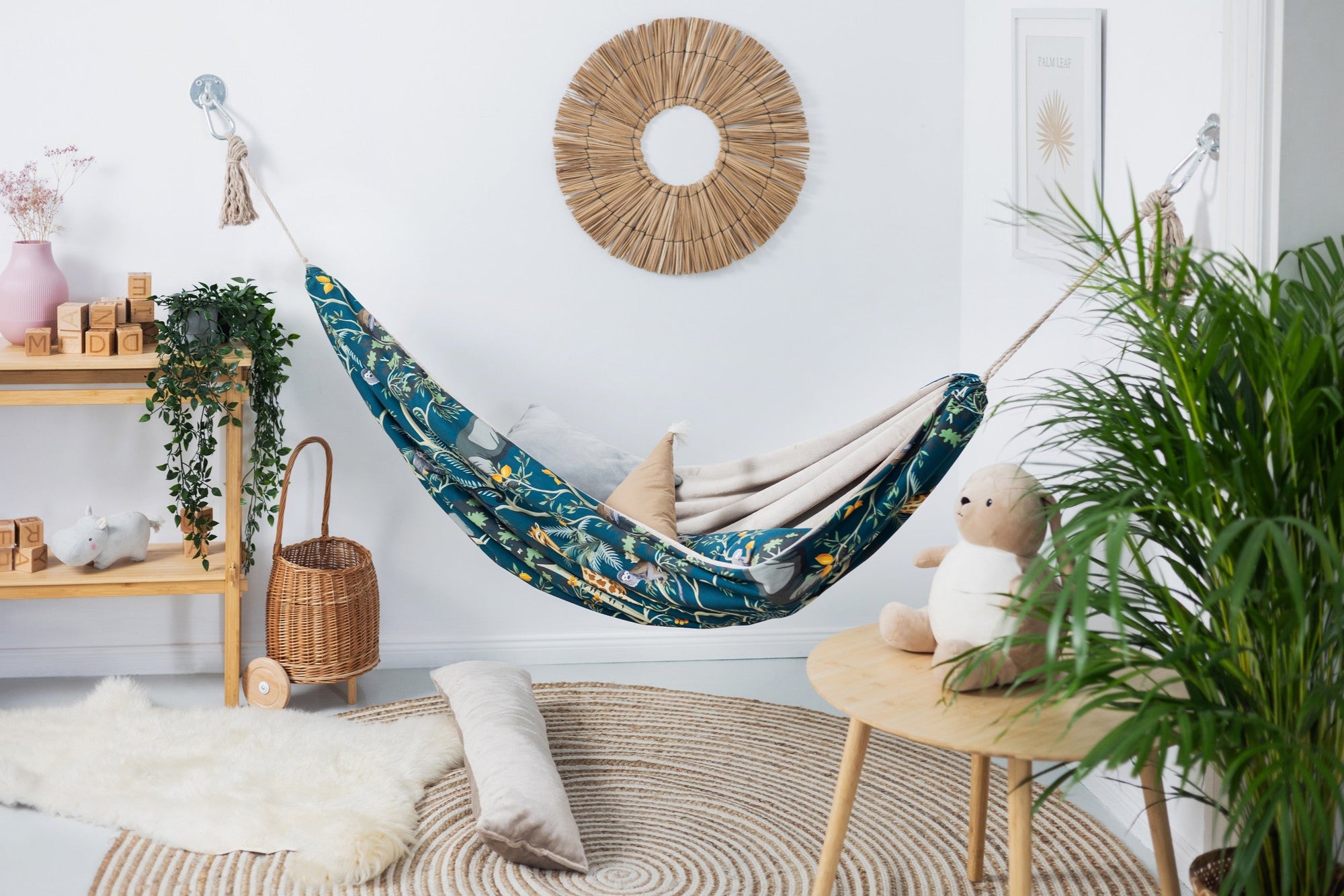 The Jungle Nap Hammock - A Tropical Oasis for Family Relaxation &amp; Adventure - Soft, Safe &amp; Handmade by Sówka at www.brixbailey.com